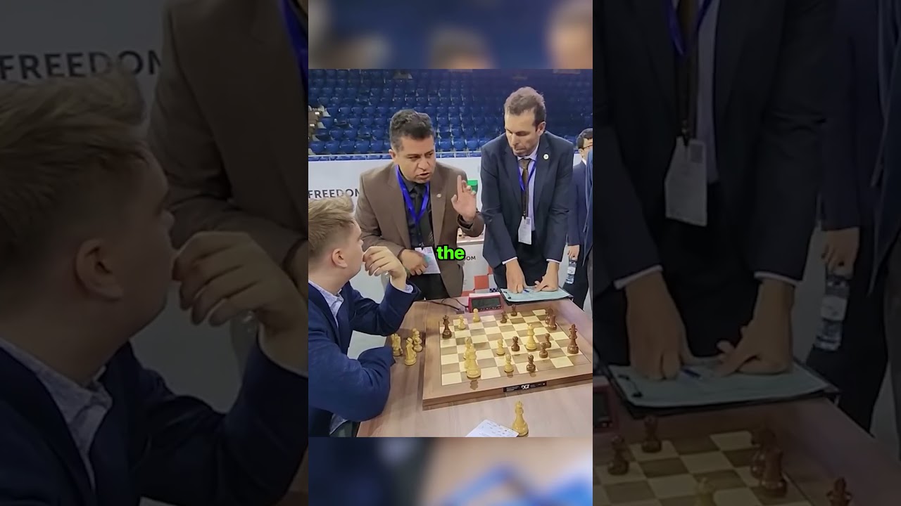 The most awkward moment on chess tournament  #chess #chesstournament