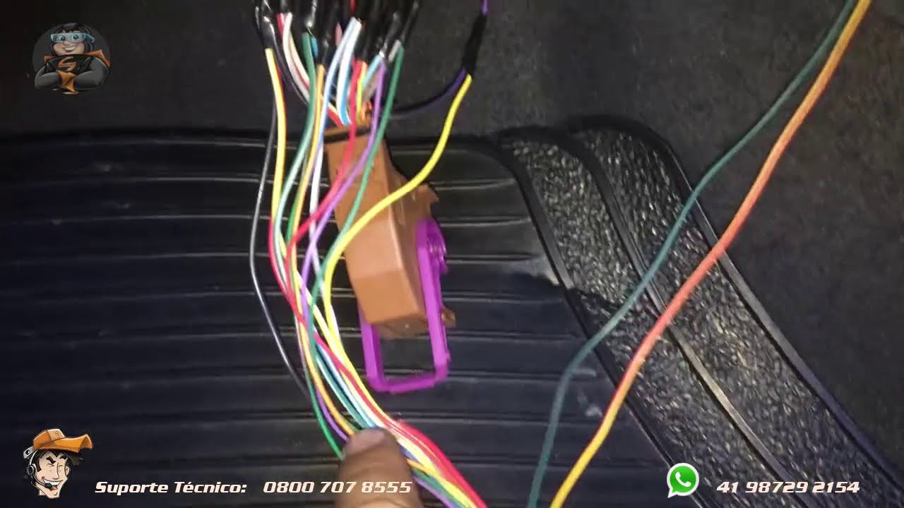 Substituição da central original - AW32/AW52  Fiat Palio 2006 à 2012