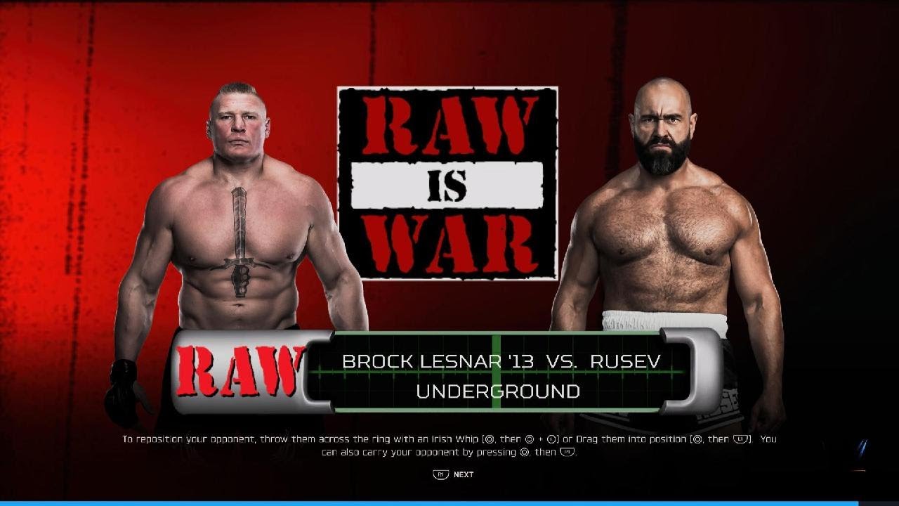 WWE 2K26 Underground Match