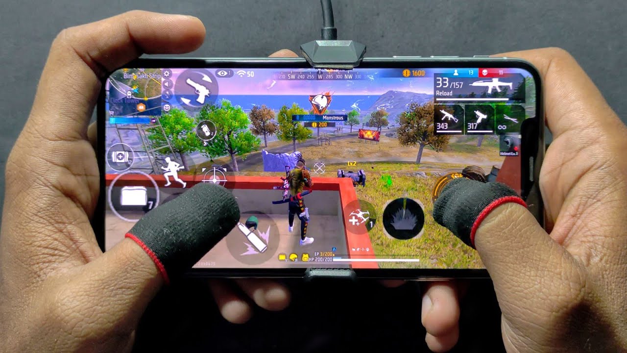 iPhone Xs Max Free Fire Gameplay Handcam🔥Solo vs Squad Full Ranked Match - Part 212 #devilmahashay