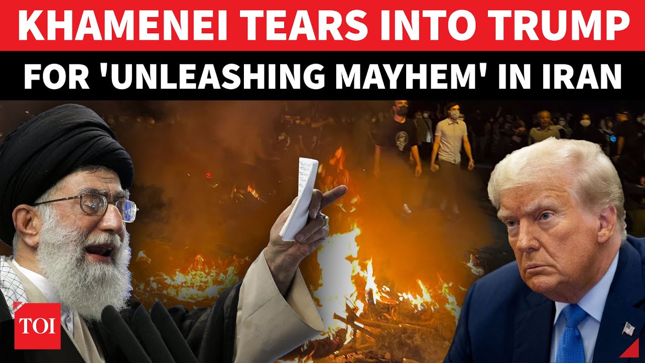 'WILL CRUSH AMERICA IF...': Khamenei's Blistering Attack On Trump In Fiery Video Message On Riots