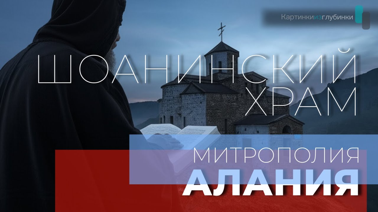 Шоанинский Аланский Православный Христианский храм. По дороге на Домбай. Карачаево-Черкессия. 4К