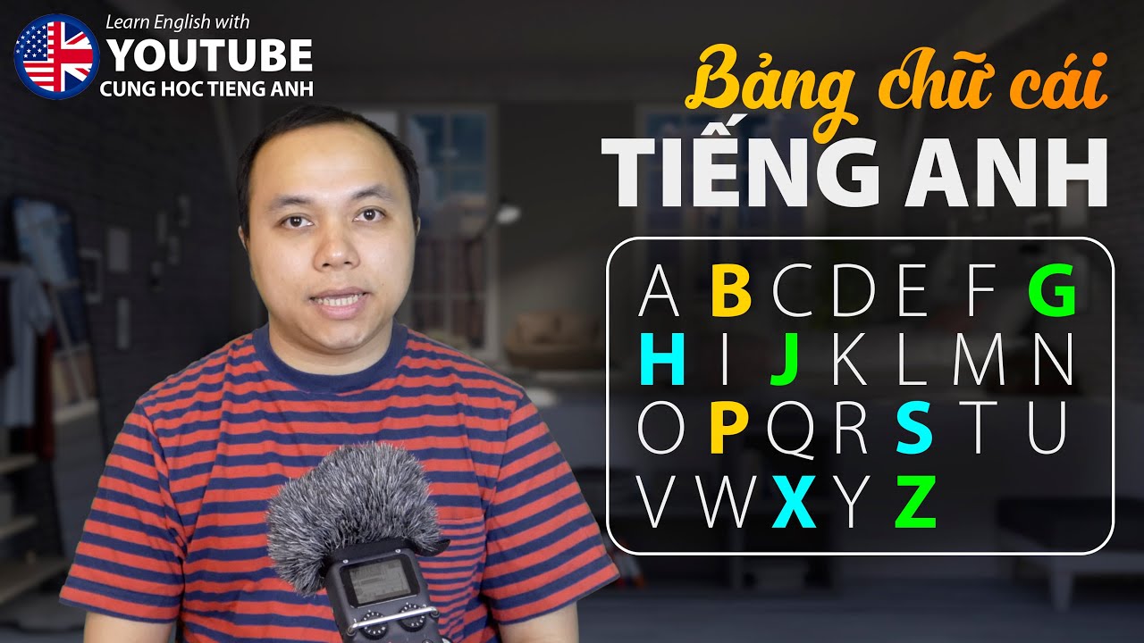 Thuộc lòng Bảng Chữ Cái tiếng Anh dễ nhất