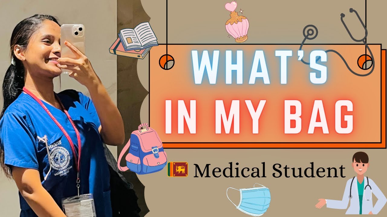 Medical Student Version 👩🏻‍⚕️🇱🇰| What’s in my Bag ?? 🫣💼