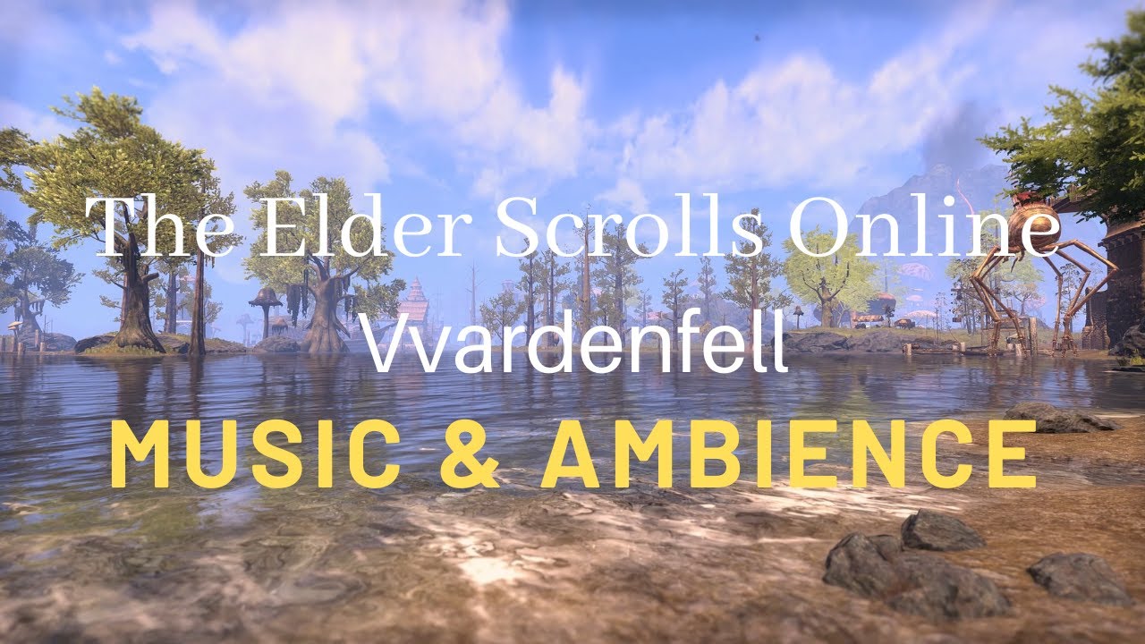 The Elder Scrolls Online | Vvardenfell | Relaxing Music & Ambience | 2K | 60FPS | Max Settings |