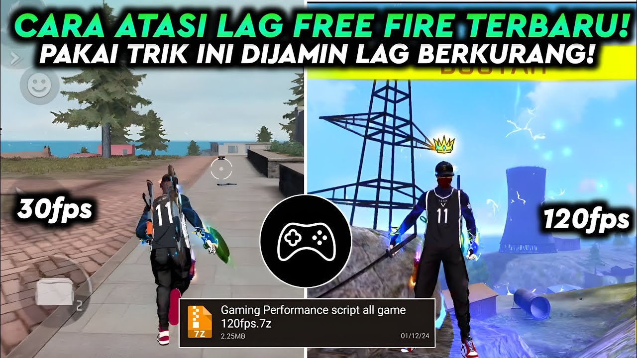 AUTO LANCAR‼️Cara mengatasi lag dan patah patah di game free fire setelah Update - GAME BOOSTER FF 🔥