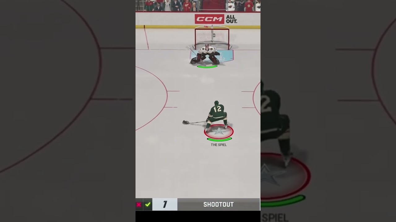 Puck on a string glitch to win the game
