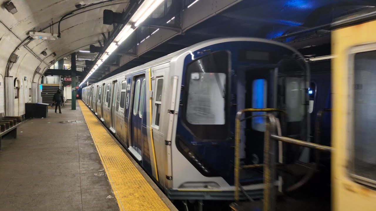 NYC Subway: R211A 3720-3724 Being Delivered to Coney Island Yard via the A and D Lines