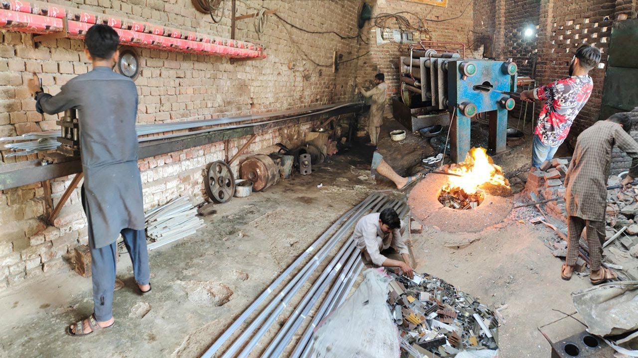 How Aluminum Pipe are Made | Mass Production of Aluminum Pipe | Aluminum Pipe Manufacturing Process