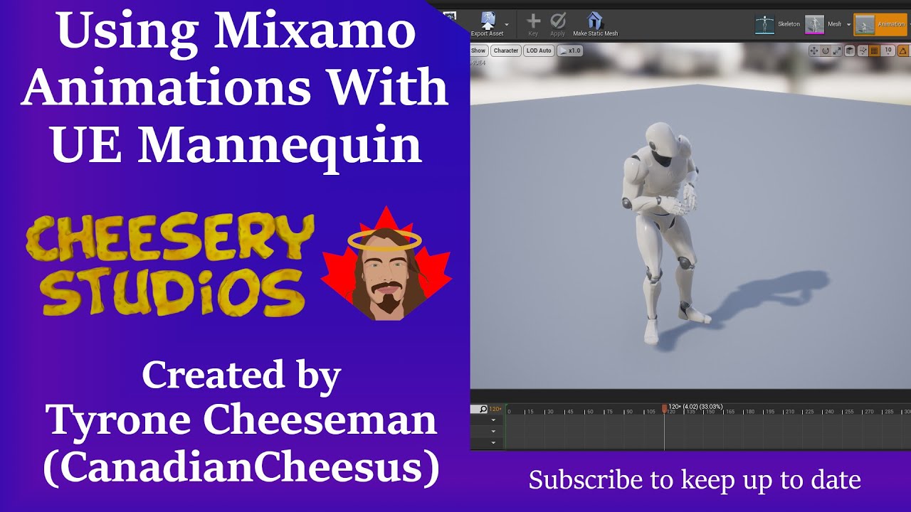 Easily make Mixamo animations compatible with the Unreal Mannequin