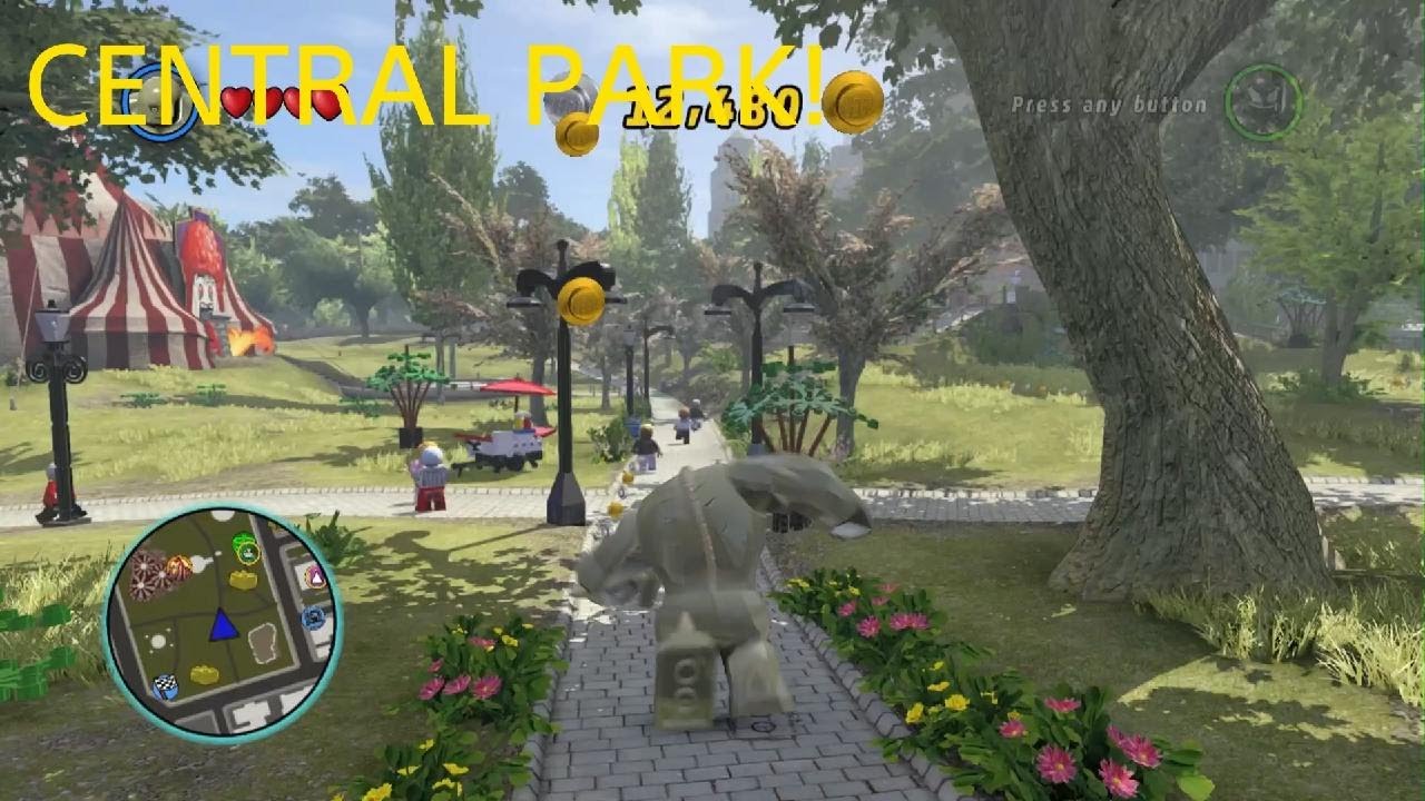 (LEGO MARVEL Super Heroes), Running around in CENTRAL PARK