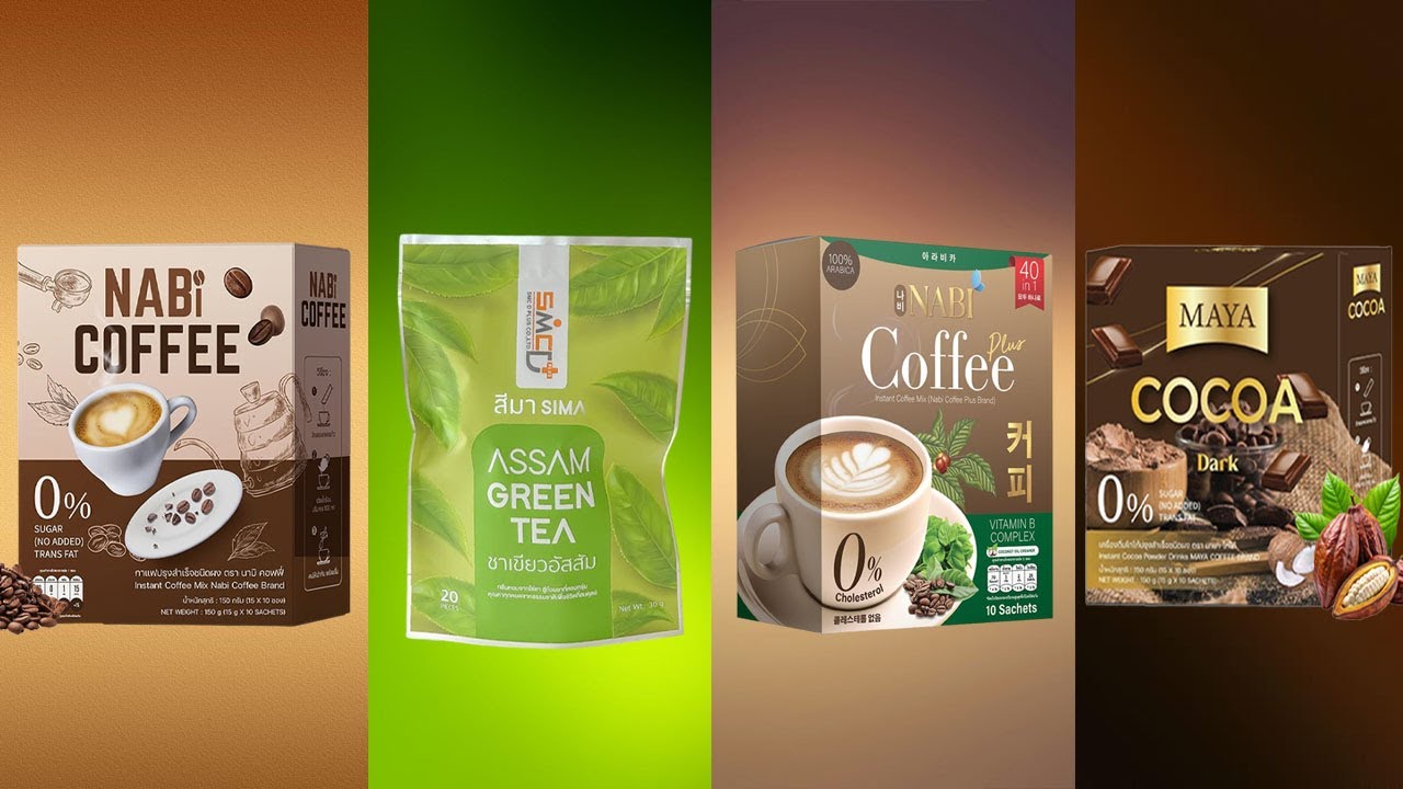 4 ทหารเสือ (กาแฟ นาบี/โกโก้ มายา/ชาสีมา/นาบีพลัส)