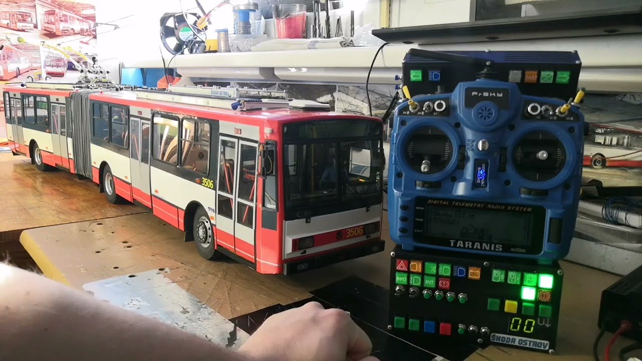 Škoda 15 TrM#3506 - SP2 - nová dostavba RC soupravy