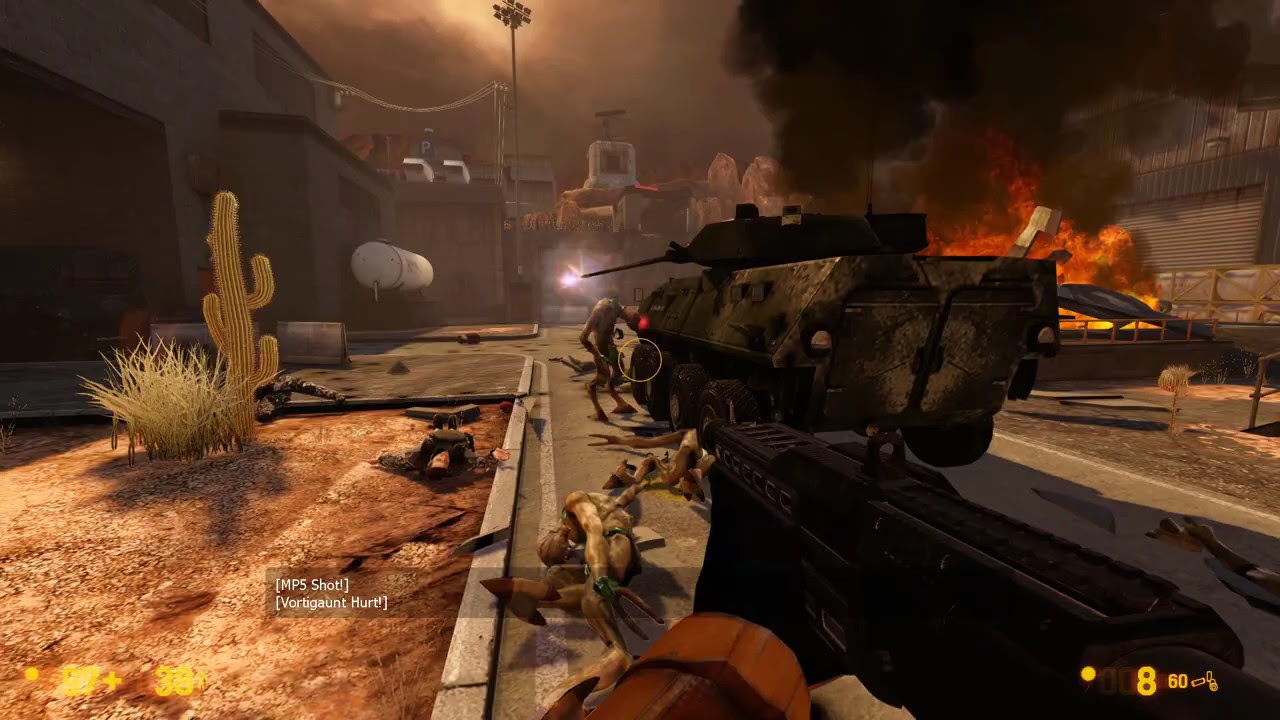 Modern Military IFV vs. some alien guy