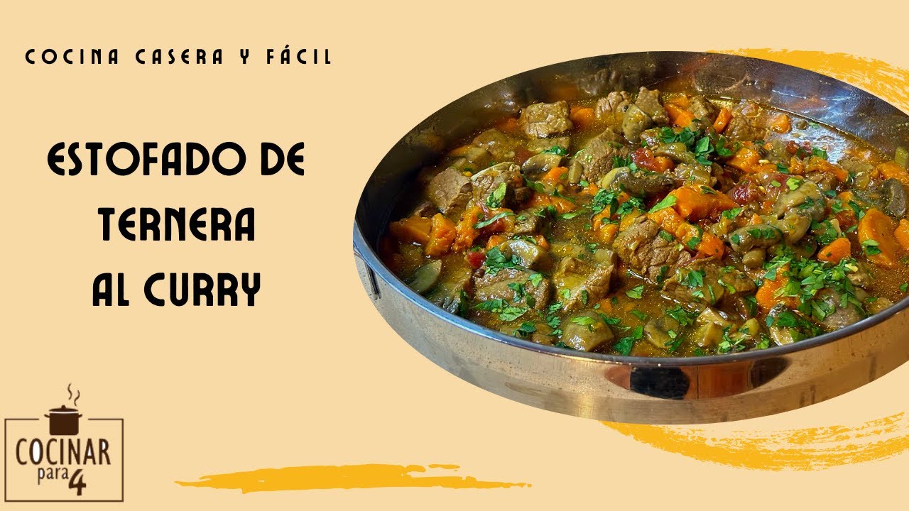 Estofado de ternera al curry