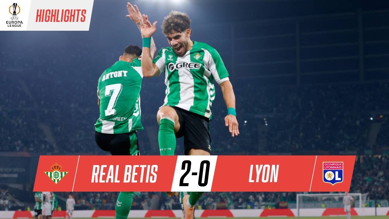 Betis Brilla en La Cartuja | Betis 2-0 Lyon | Hightlights