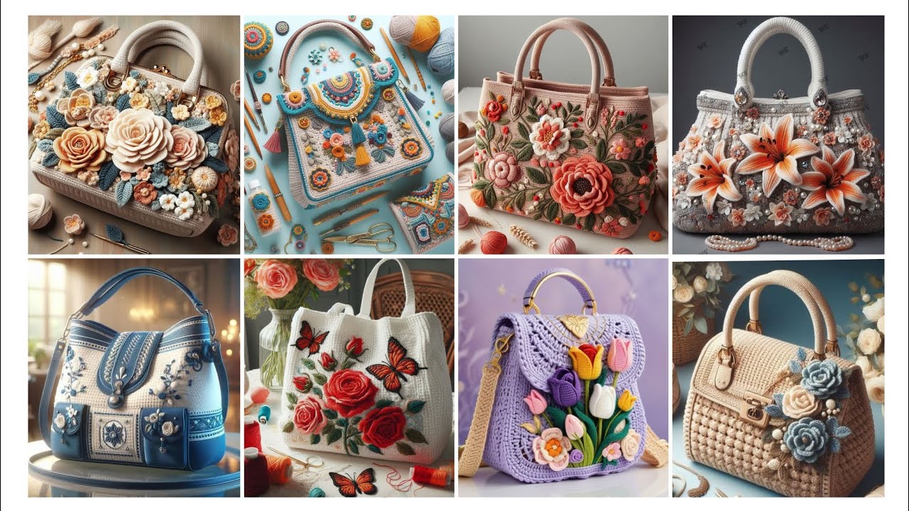 Most Beautiful & Stylish Crochet BagsTrendy New Design ldeas 2026 || Granny Square Bags