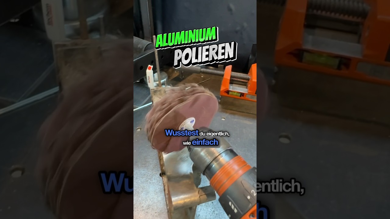 Wusstest du, dass Aluminium schleifen und polieren selber extrem einfach geht? Alu Polieren