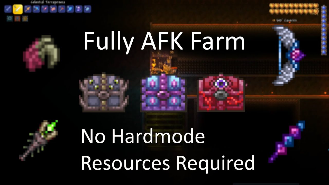 Creating an AFK Biome Mimic Farm in Terraria
