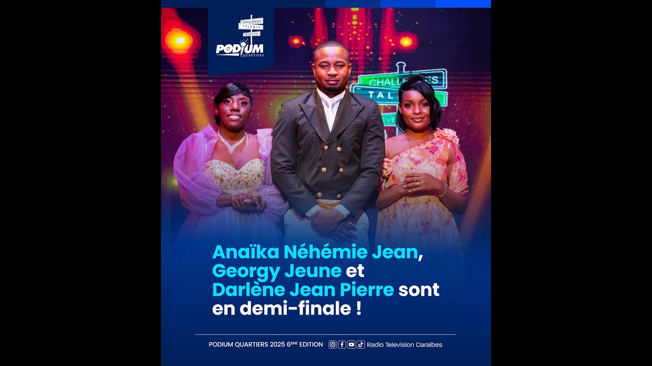 Apr&egrave;s le show. Quart de finale groupe 3,  Darlene JEAN PIERRE, Georgy JEUNE ,Anaika Nehemie JEAN