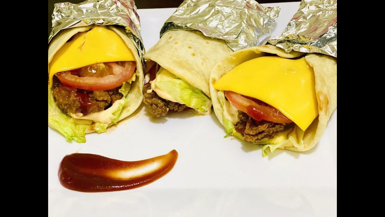 KFC Style Homemade Twister | Delicious Chicken Twister |Tortilla Wraps Recipe