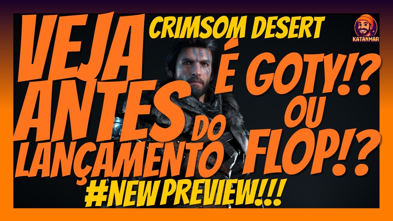 CRIMSOM DESERT:ESTE GAME VEIO PARA QUEBRAR PARADGMAS E MOSTRAR QUE PODE SER O JOGO DO ANO SURPREENDE
