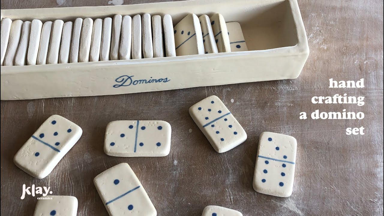 Handmaking A Ceramic Domino Set