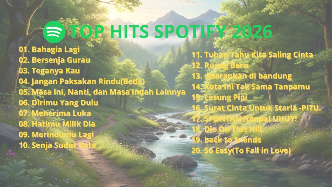 Top Hits Spotify Indonesia 2026 | Lagu Hits Spotify 2026 | Lagu Terbaru | Tanpa IKLAN
