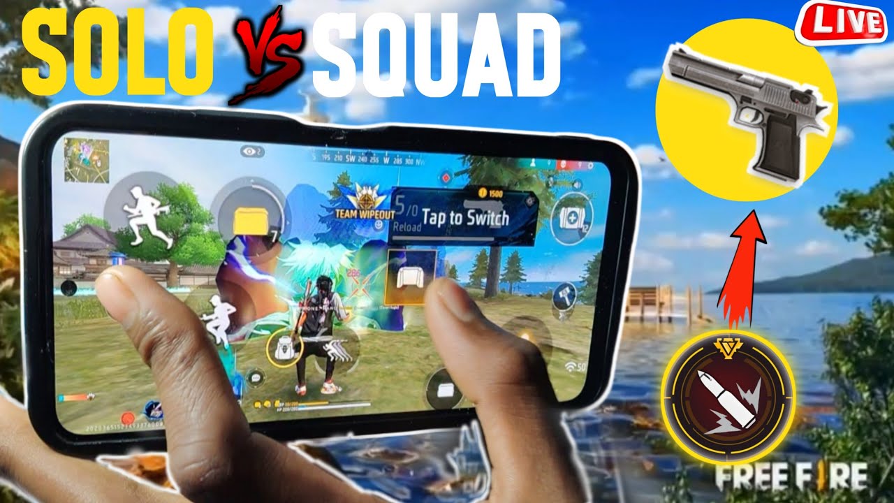 ONE HAND GAMING 💫 HAND GAME PLAY 💪 POCO X5 📱 CS RANK