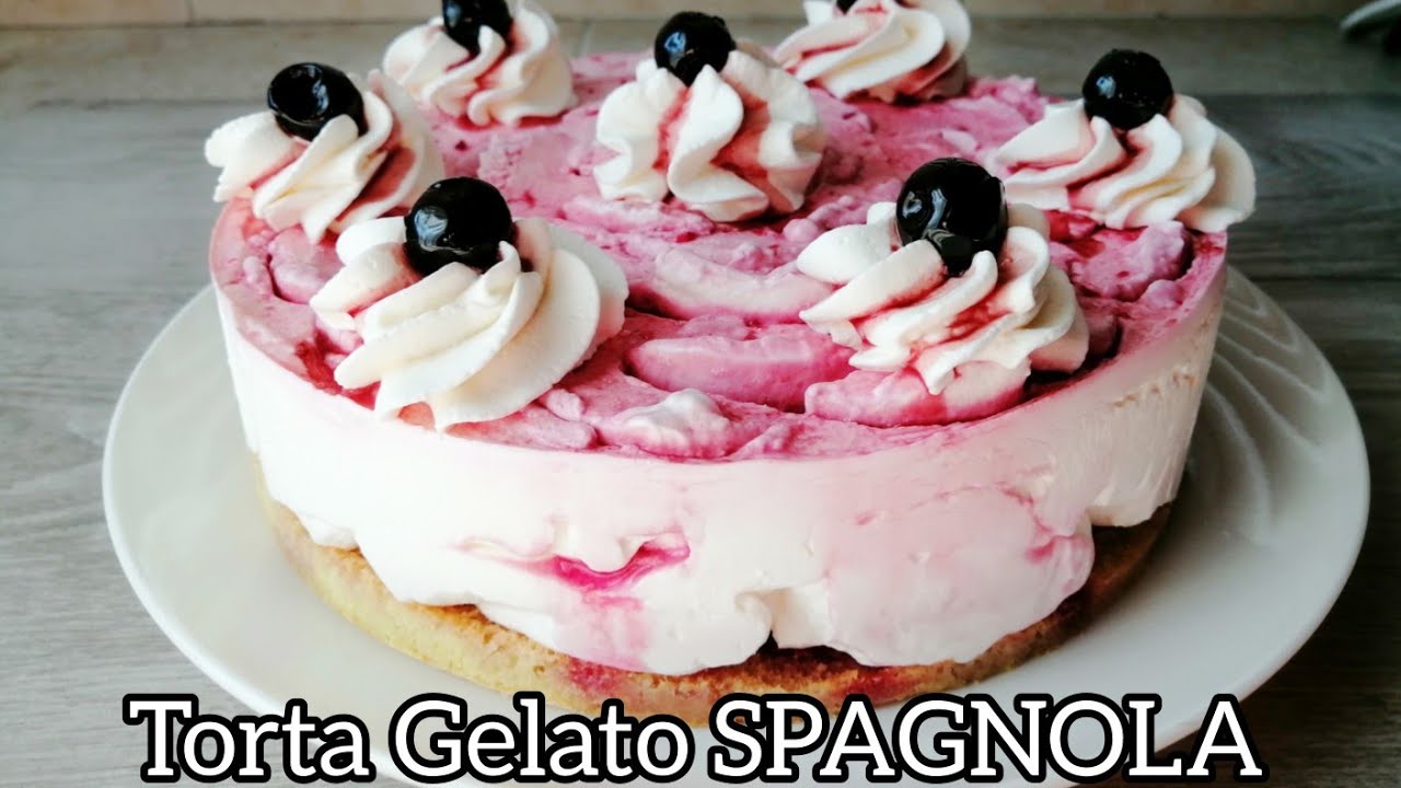 Torta Gelato fatta in casa all'Amarena (SPAGNOLA)