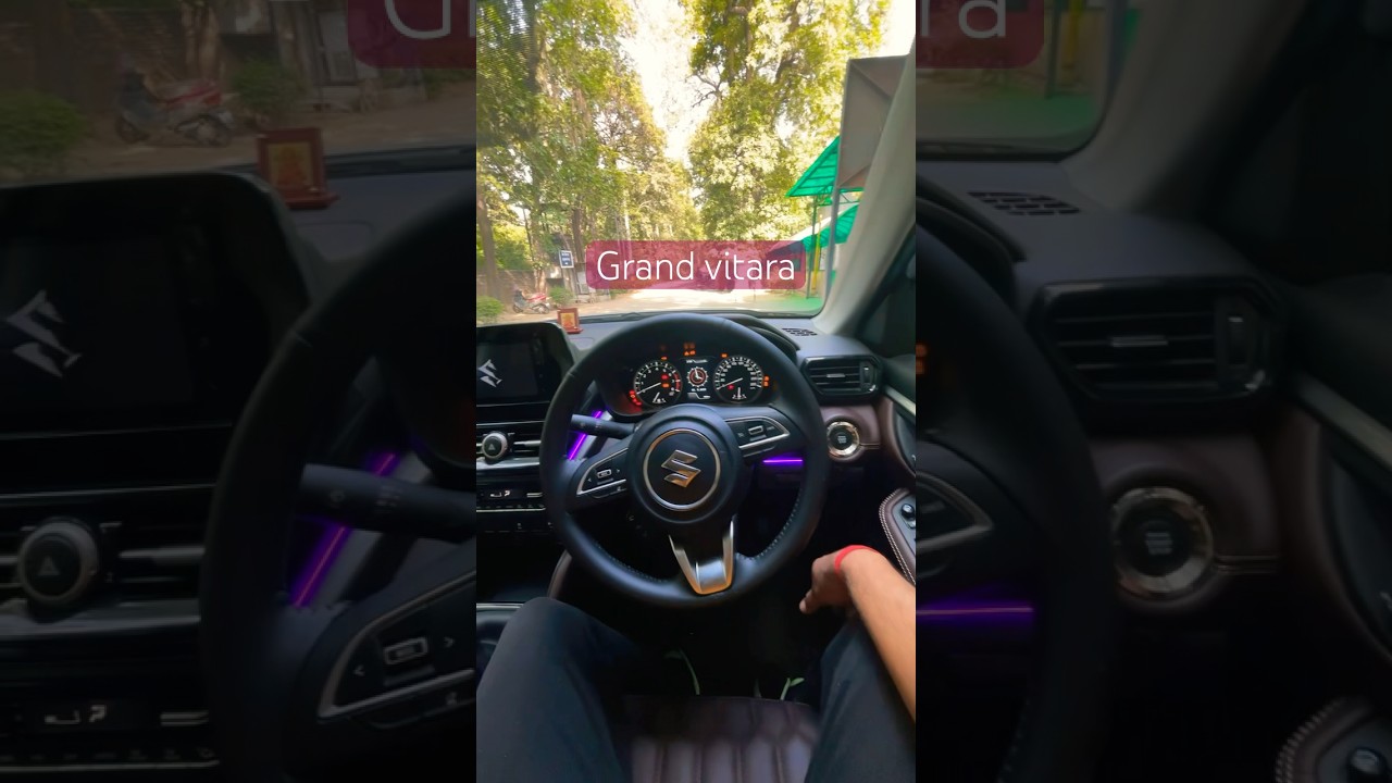 Grand Vitara interior - k4 ambient light #trending #viral #shorts #cars