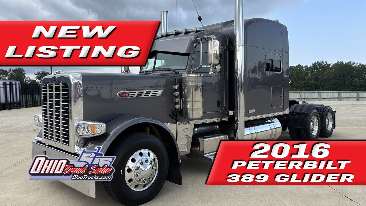 2016 - PETERBILT 389 GLIDER - 390127 - ELD EXEMPT - GGGG - PRIDE AND CLASS