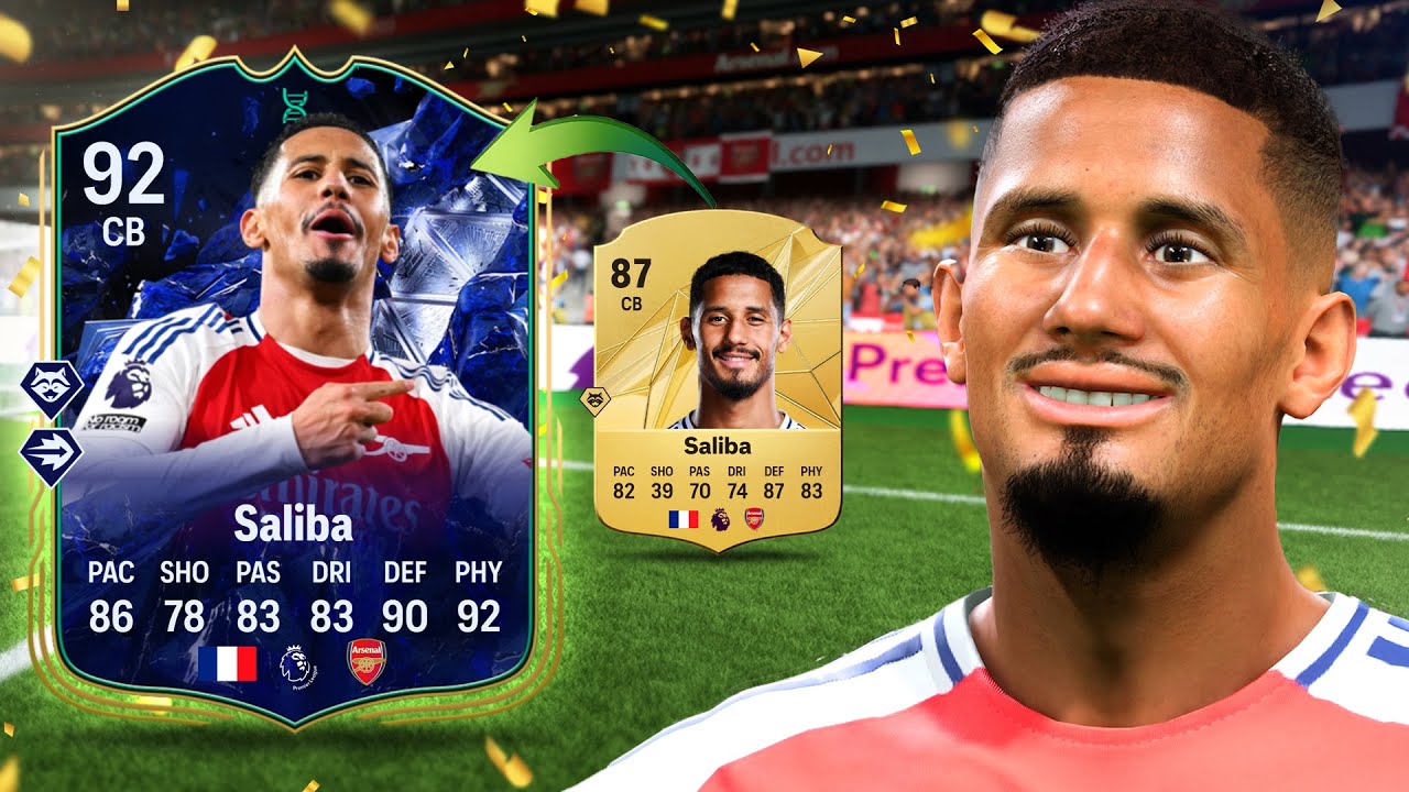 92 TOTY Evo Star Saliba.. Just WATCH THIS! 😱 FC 25 Player Review