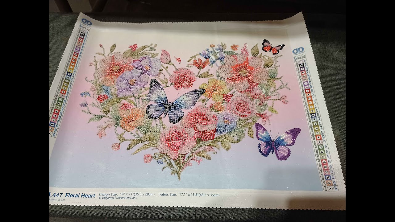 Floral Heart WIP & Chat