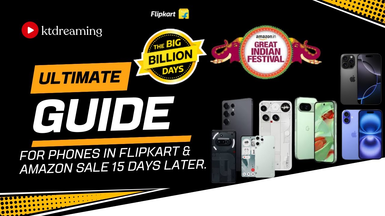 Your ultimate guide for the best phone deals in the Flipkart big billion day sale and amazon sale.
