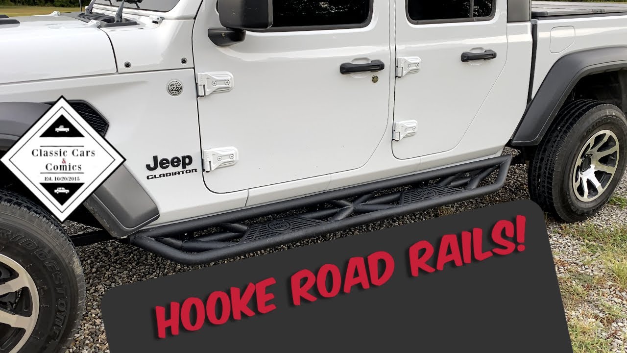 Hooke Road Step Rails Jeep Gladiator