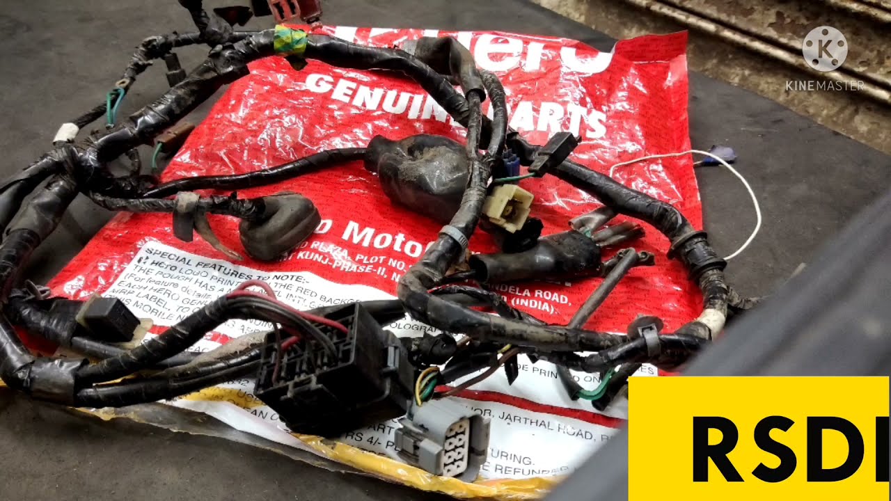 HERO KARIZMA R WIRING HARNESS ,EXPLAINED.