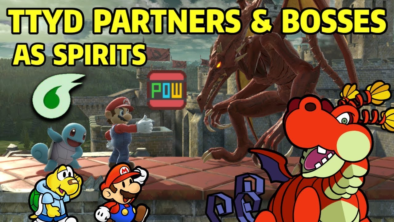 What if The Thousand Year Door's Partners & Bosses Were Spirits in Smash Bros. Ultimate?