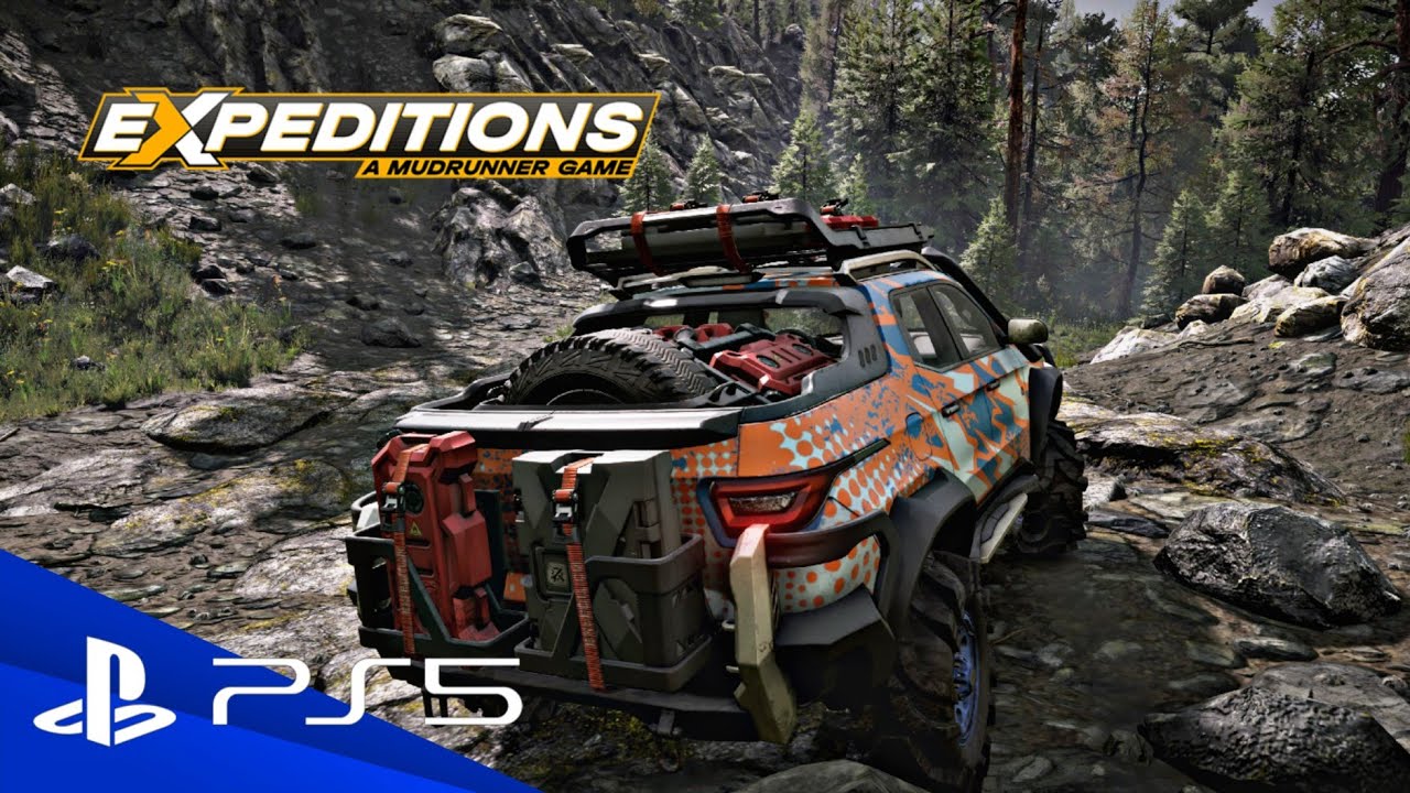 Expeditions: A MudRunner Game - Realistic Driving Simulator | PS5 + Logitech G29 Gameplay