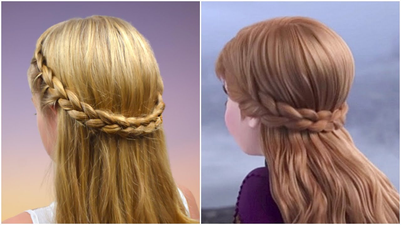 Прическа принцессы Анны из Холодного сердца 2| Princess Anna´s Hairstyle from Frozen 2