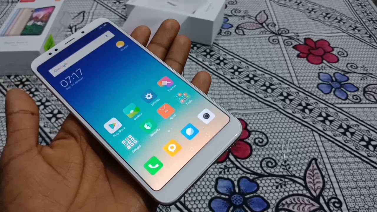 Redmi Note 5 gold colour Unboxing & First look