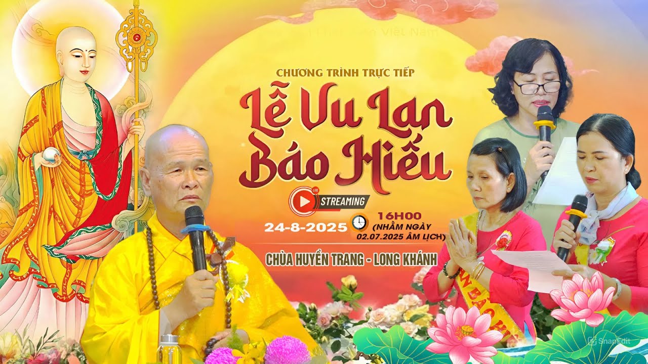 Đại Lễ Dâng Pháp Y Vu Lan Báo Hiếu 2025 - Chùa Huyền Trang  -  Long Khánh
