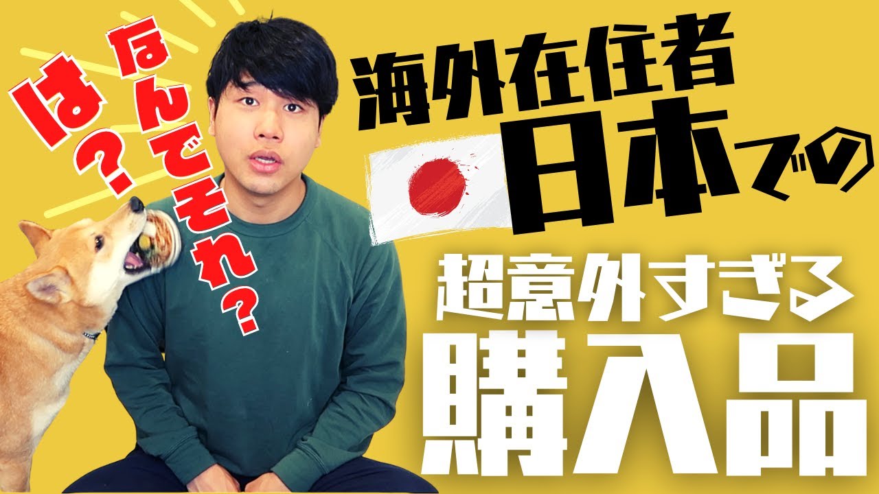 【海外在住者】なんでそれ？まさか過ぎる日本での購入品。