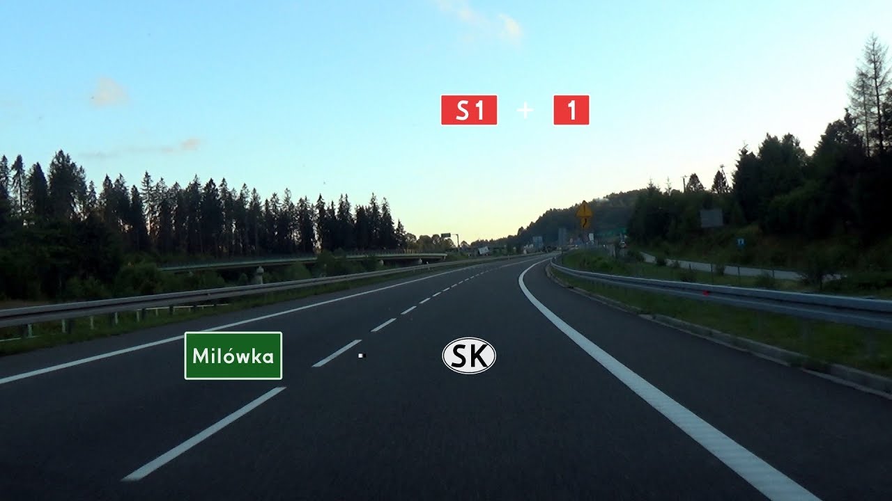 🇵🇱 S1 + DK1: Milówka - [SK] Granica (3x)