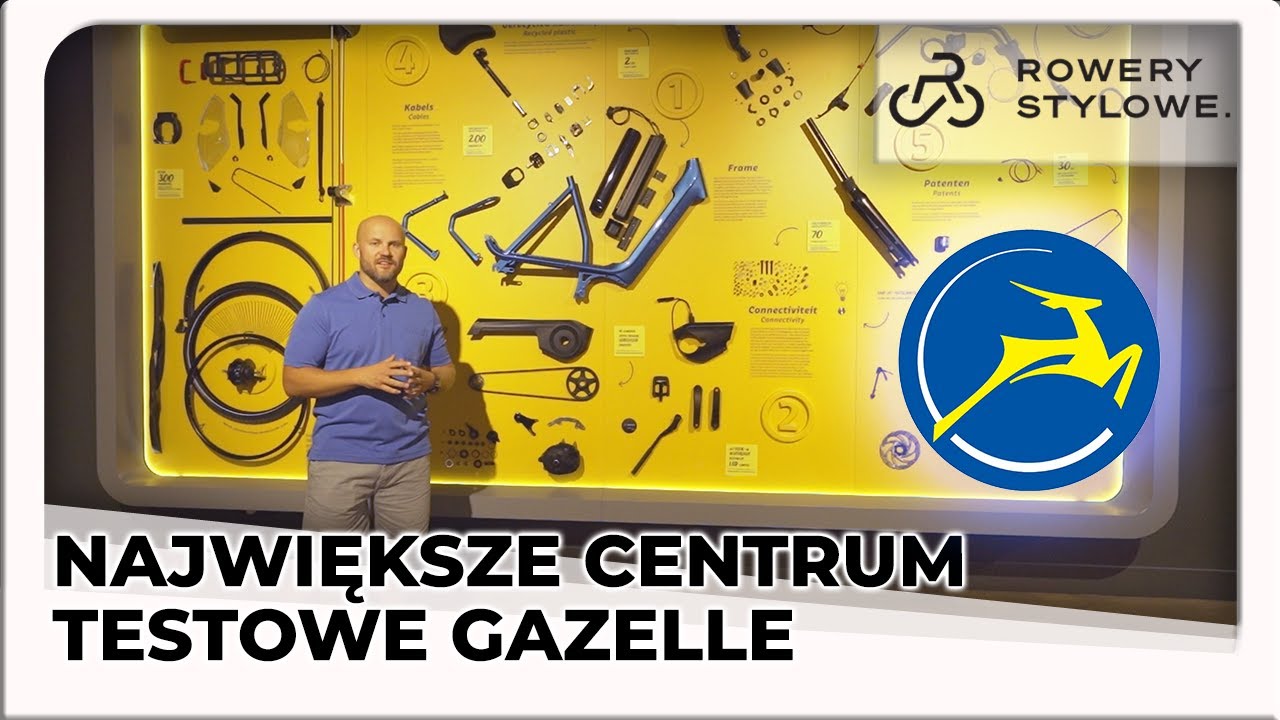 Rowery Gazelle 2024 -  Centrum testowe przy fabryce i salon z muzeum.