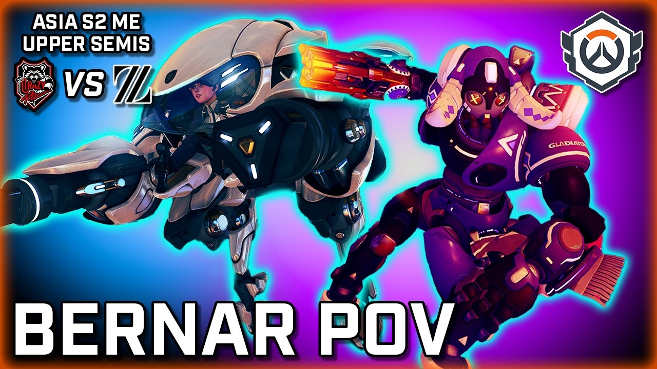 [Bernar POV] ZETA’s hyper flex tank | Crazy Raccoon vs ZETA DIVISION | OWCS ASIA LAN