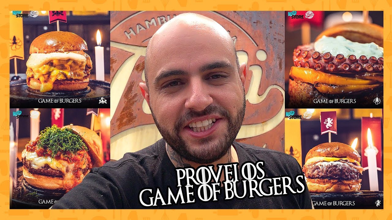 COMI OS BURGERS DO GAME OF THRONES DA TRADI | #ProvandoRestaurantes