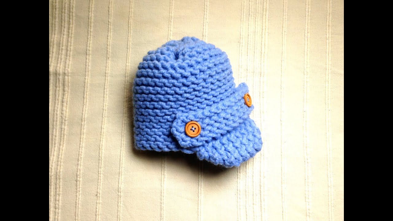 How to Loom Knit a Baby Visor Hat (DIY Tutorial)