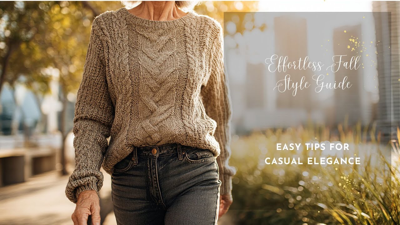 Effortless Fall Style Guide: Easy Tips From Fashionable Women Over 60 for Casual Elegance 🍁