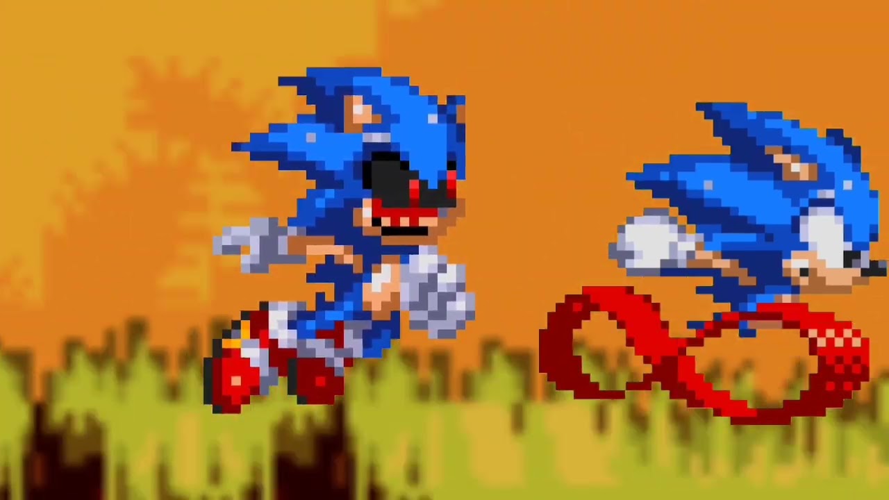 Sonic e Exeller se encontram pela primeira vez. ACT: Remake 1